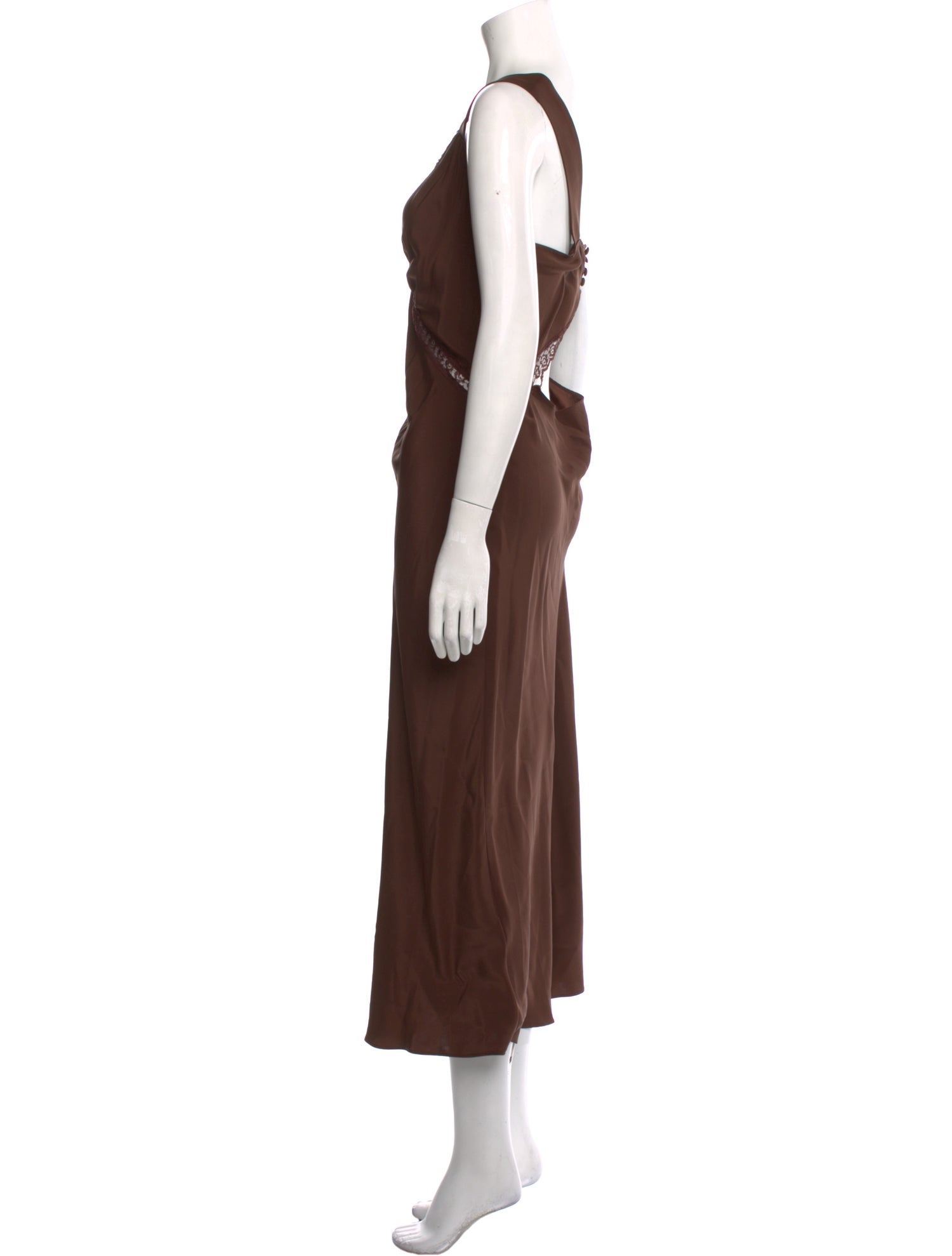 Reformation Silk Long Dress
