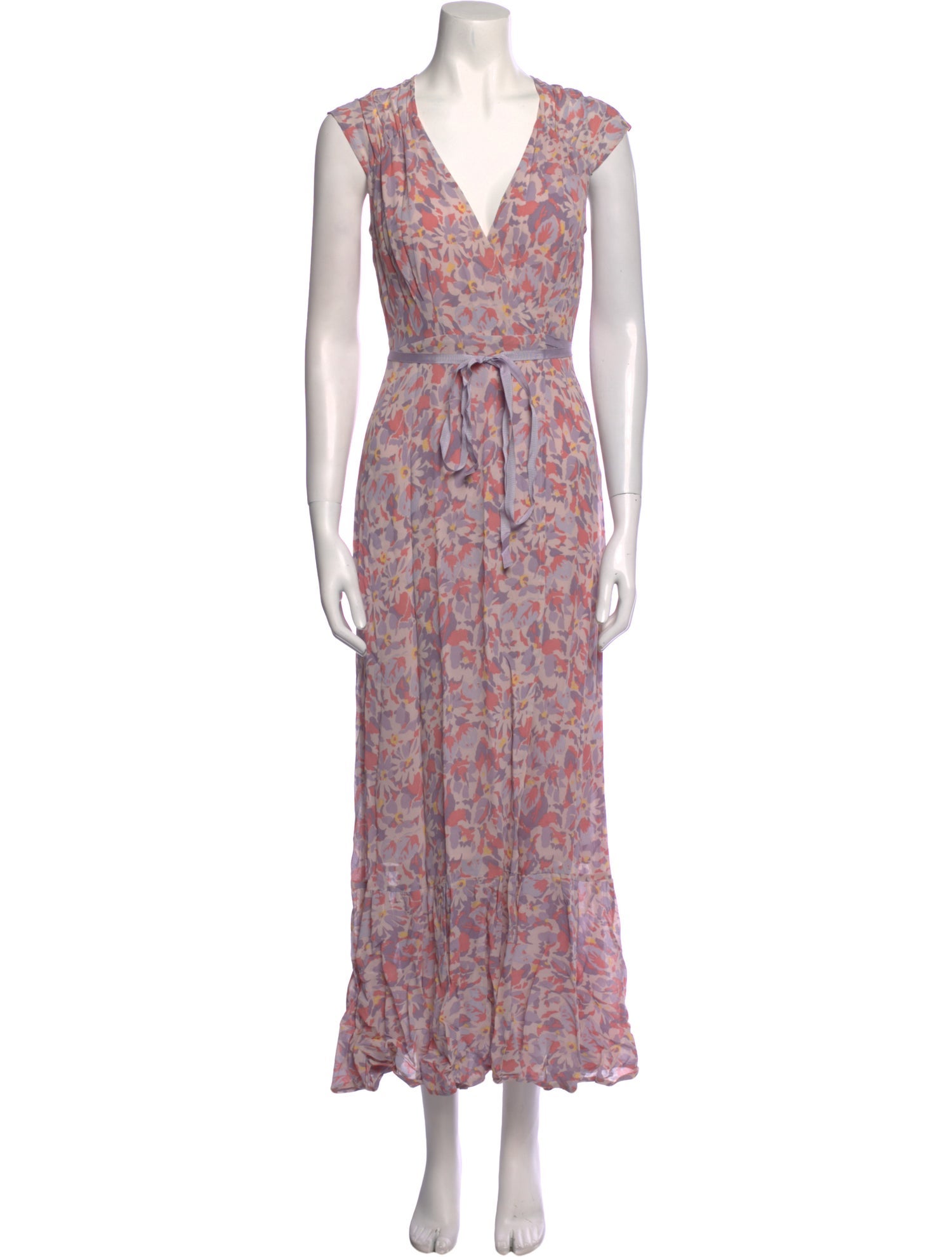 Reformation Floral Print Long Dress