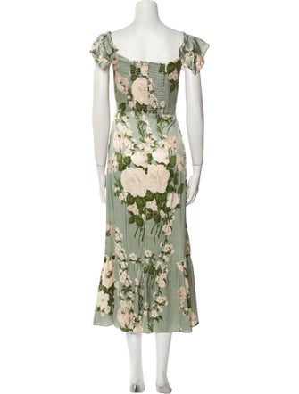 Reformation Silk Long Dress