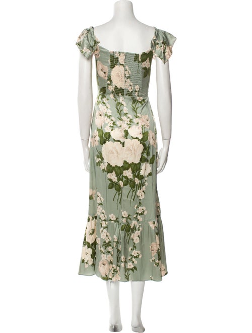 Reformation Silk Long Dress