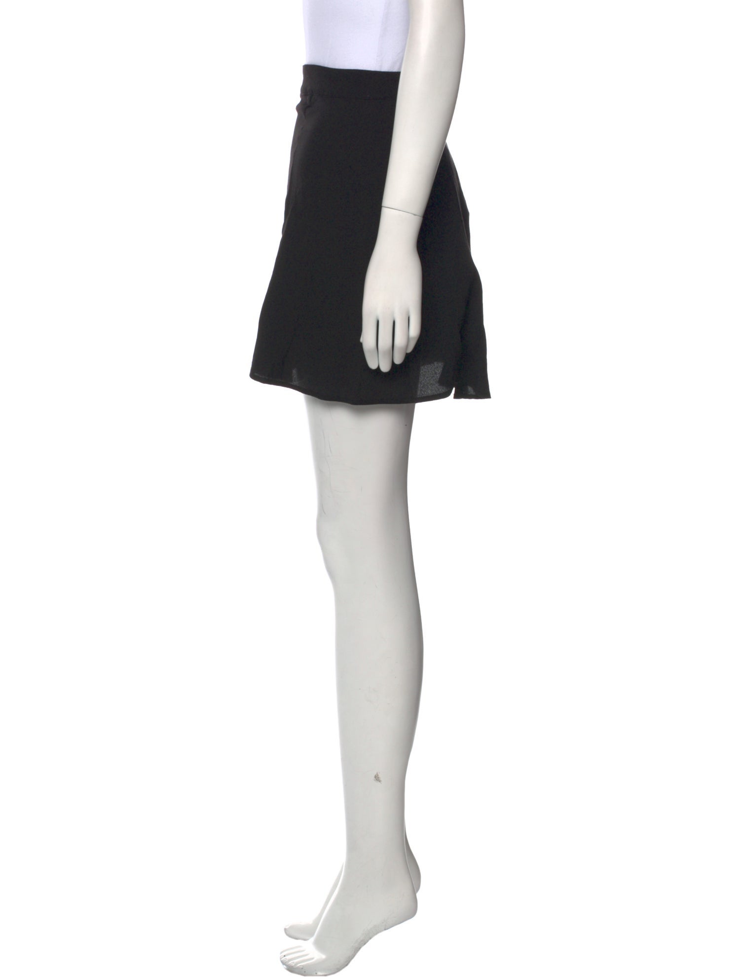 Reformation Pleated Accents Mini Skirt