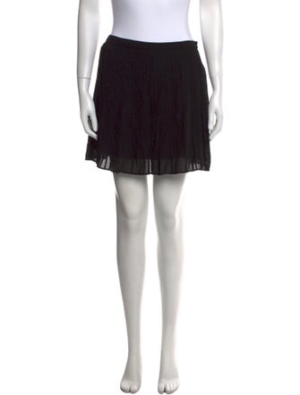 Reformation Pleated Accents Mini Skirt