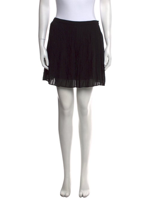 Reformation Pleated Accents Mini Skirt