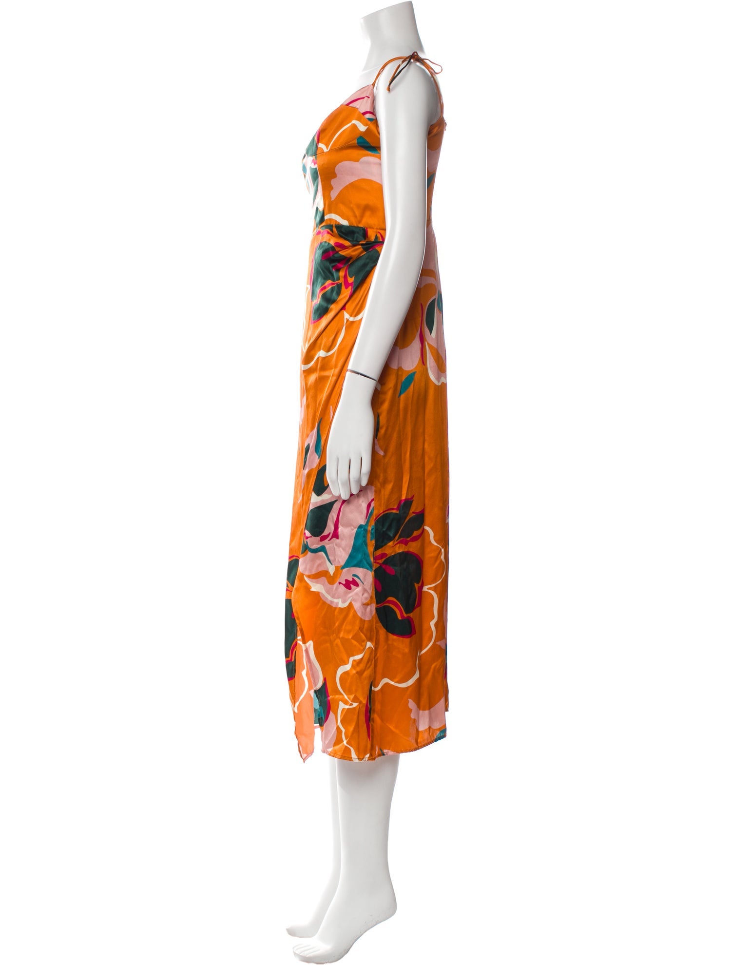 Reformation Silk Long Dress