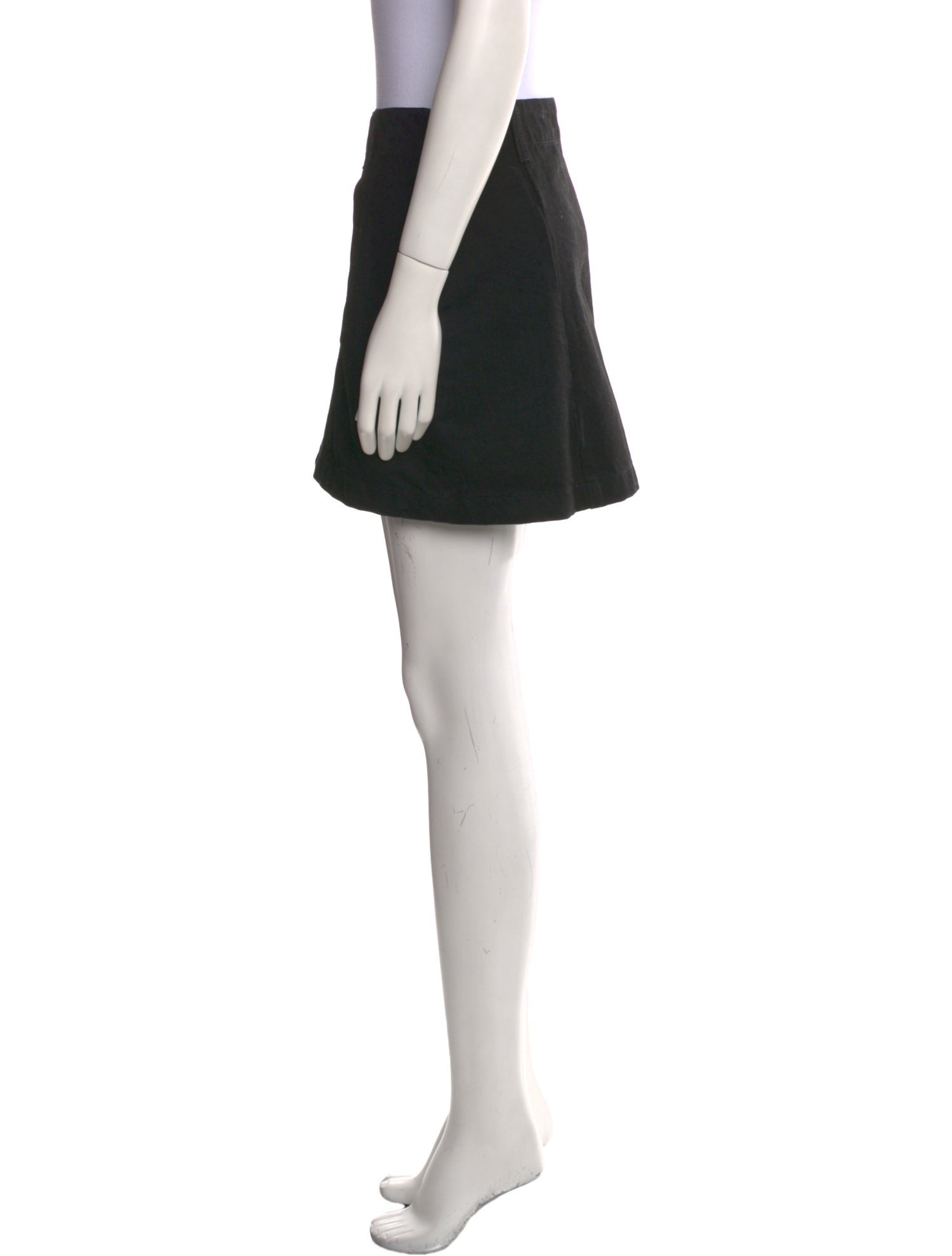 Reformation Ruffle Embellishment Mini Skirt