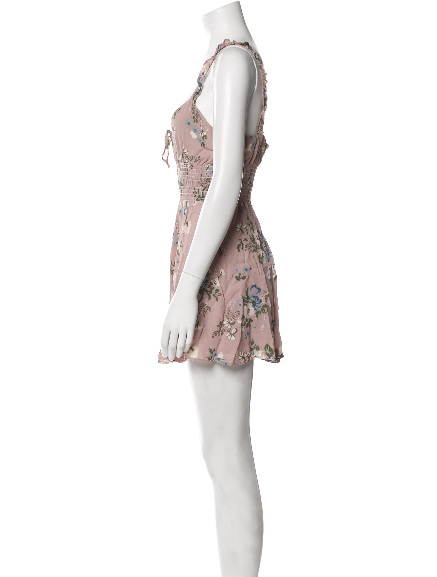 Reformation Floral Print Mini Dress