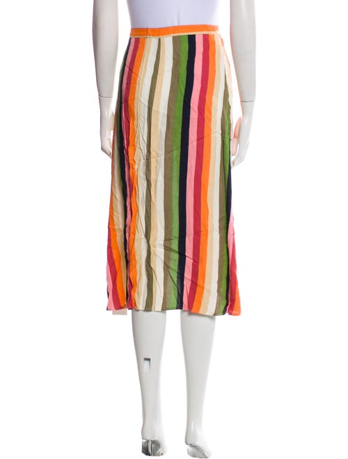 Reformation Striped Midi Length Skirt