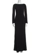 Reformation Bateau Neckline Long Dress
