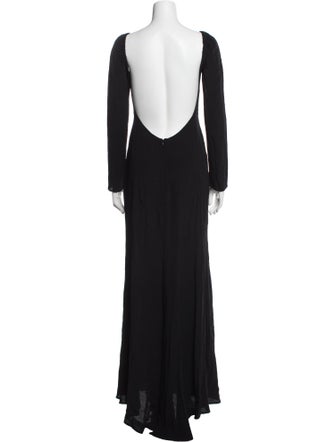 Reformation Bateau Neckline Long Dress