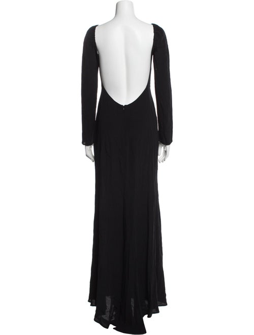 Reformation Bateau Neckline Long Dress