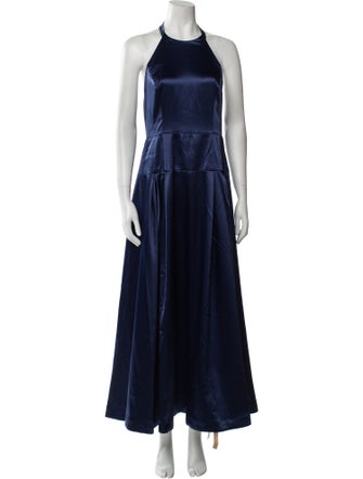 Reformation Halterneck Long Dress