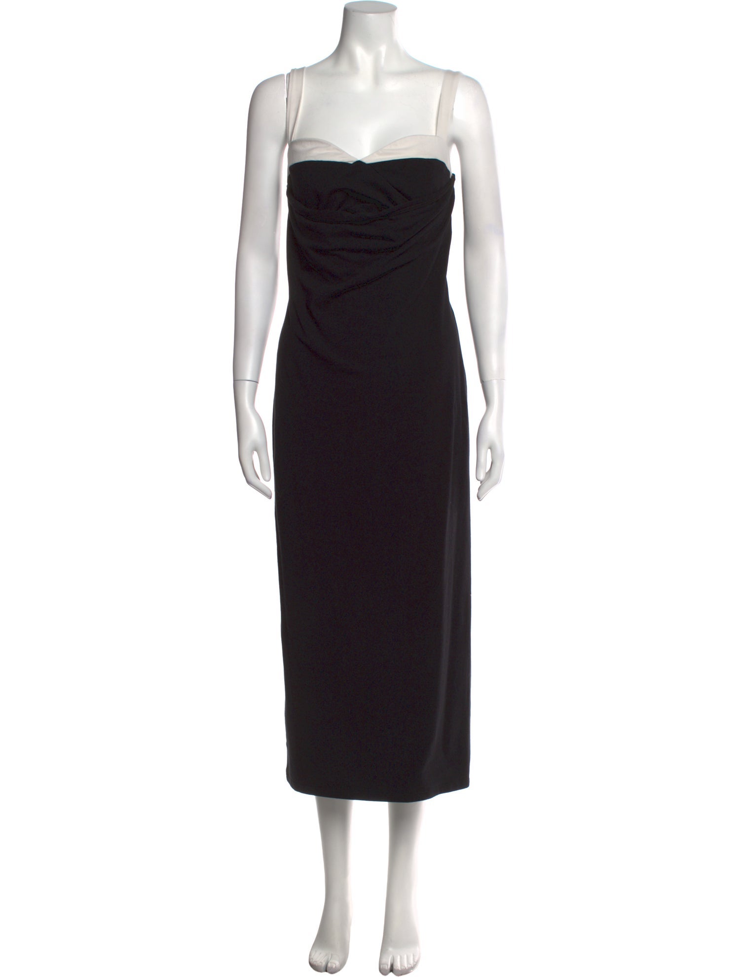 Reformation Square Neckline Long Dress