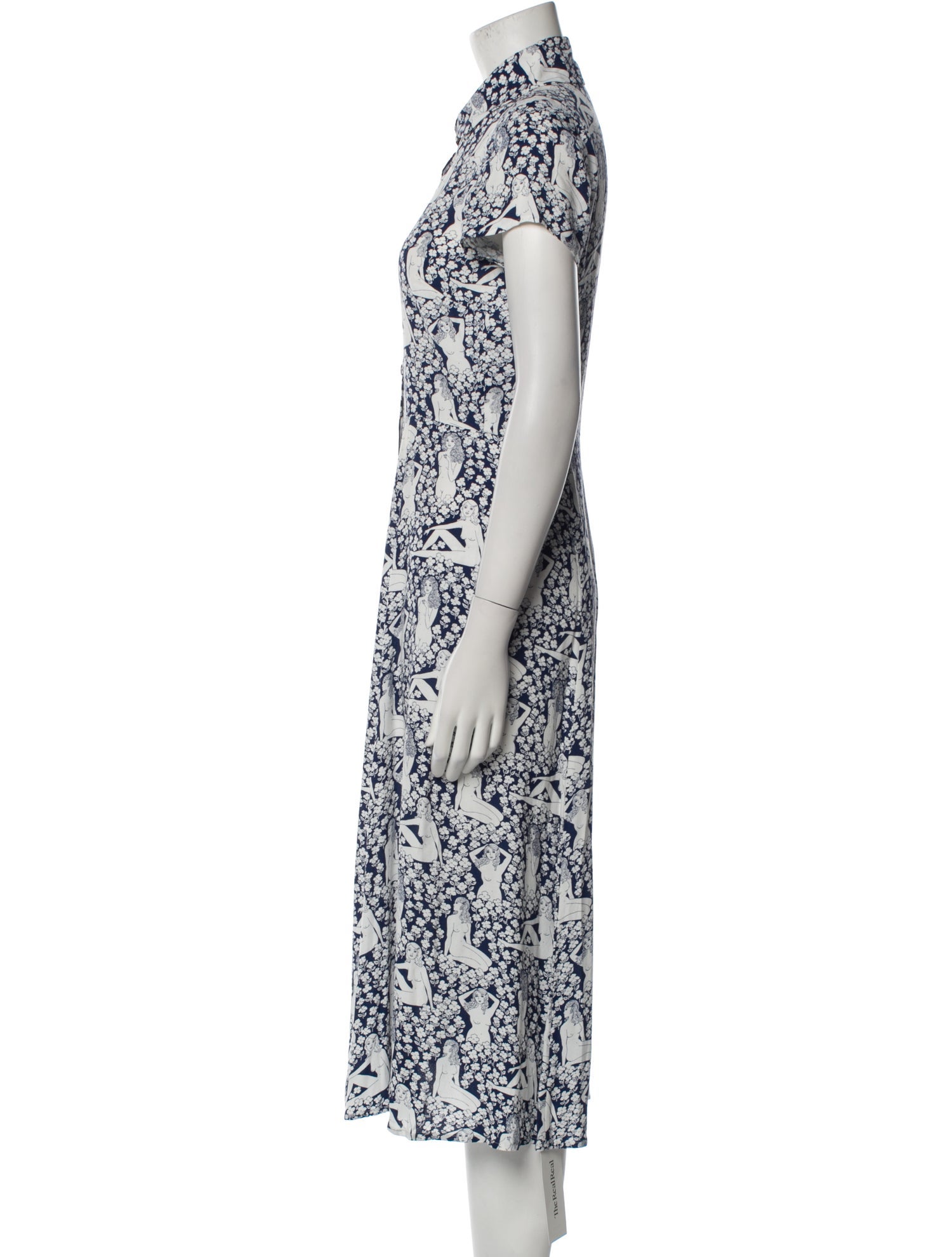 Reformation Printed Long Dress