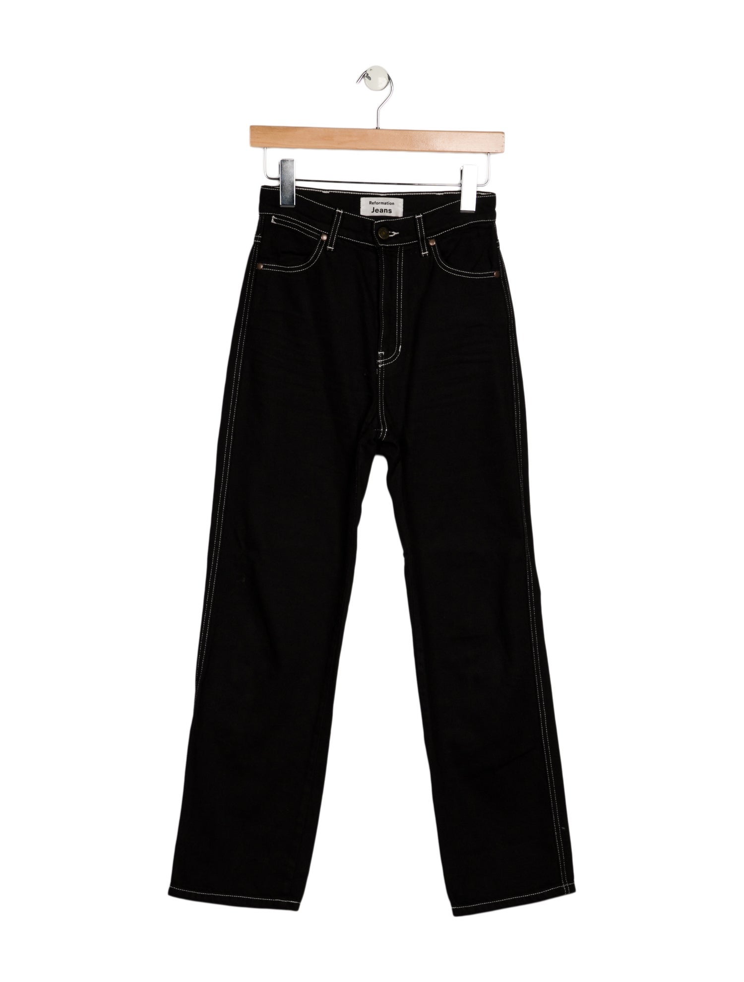Reformation High-Rise Straight Leg Jeans