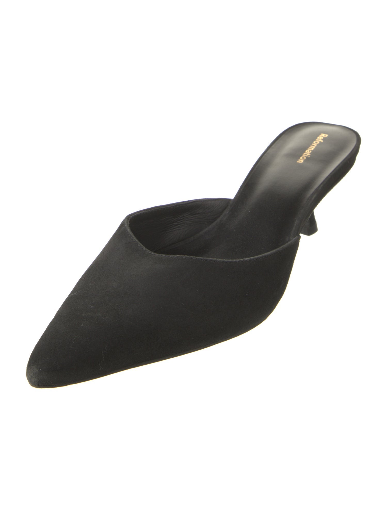 Reformation Suede Mules