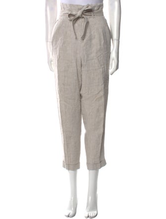 Reformation Linen Straight Leg Pants