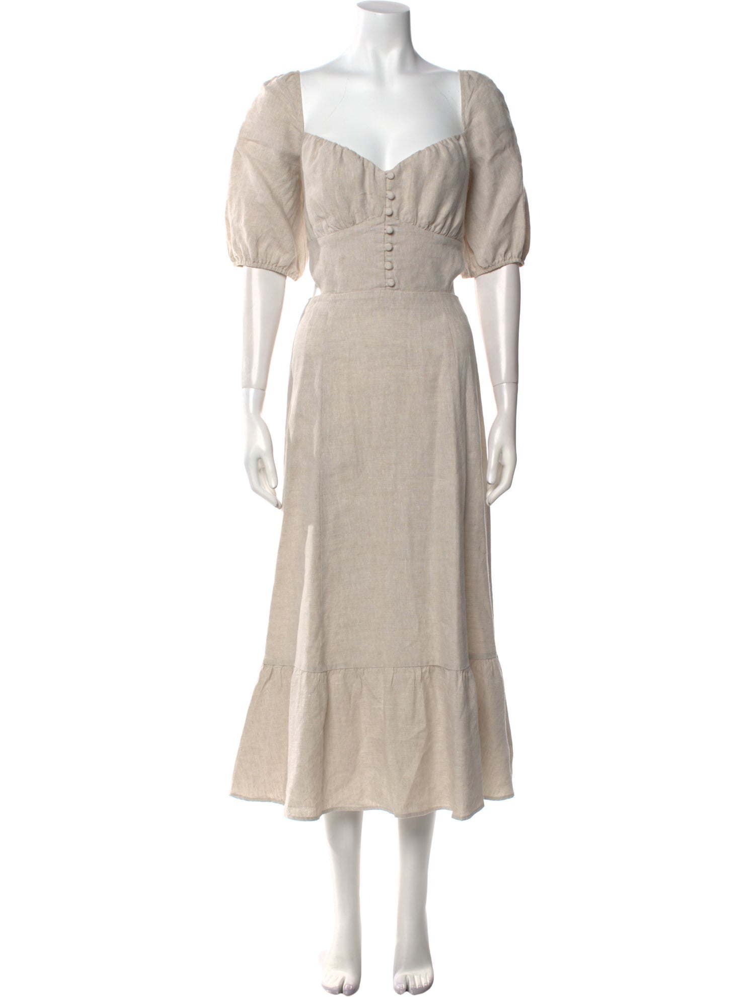 Reformation Linen Long Dress