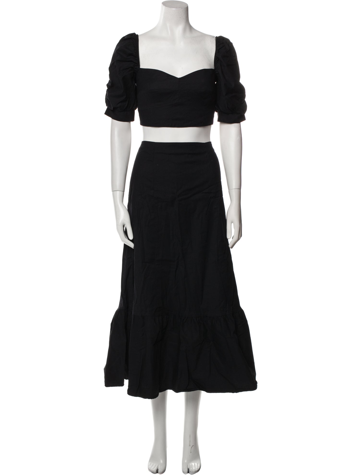 Reformation Ruffle Embellishment Skirt Set