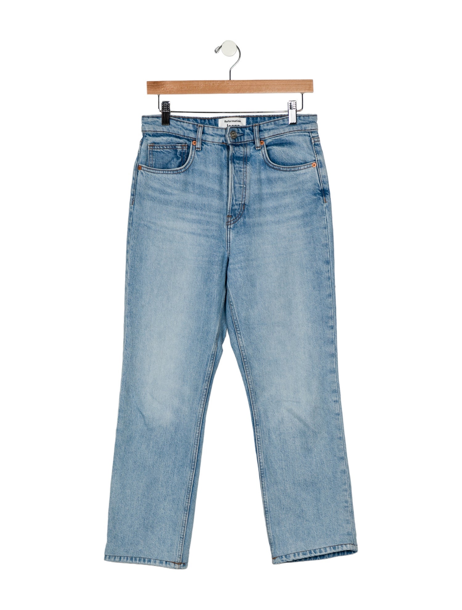 Reformation High-Rise Straight Leg Jeans