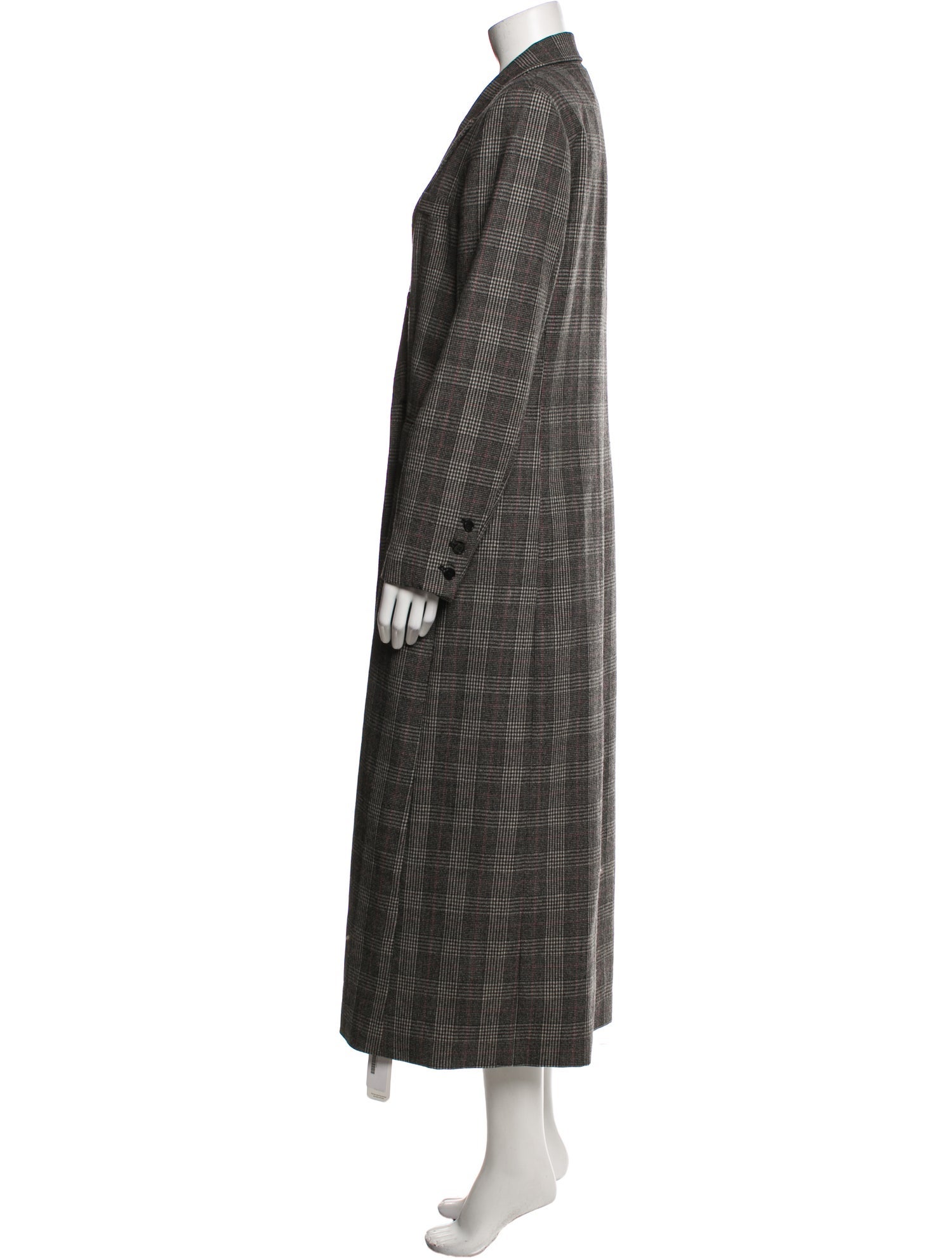 Reformation Plaid Print Coat