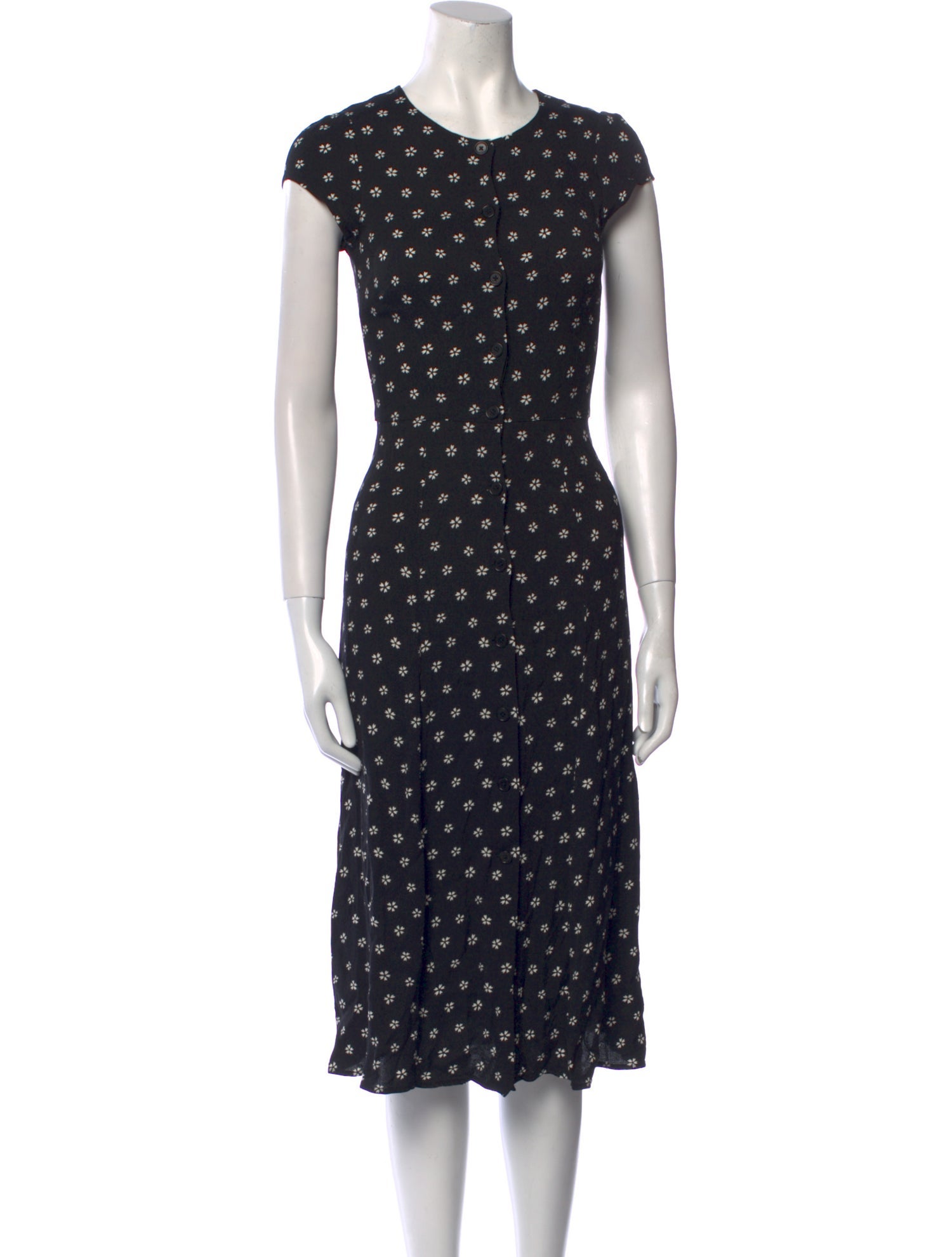 Reformation Floral Print Long Dress