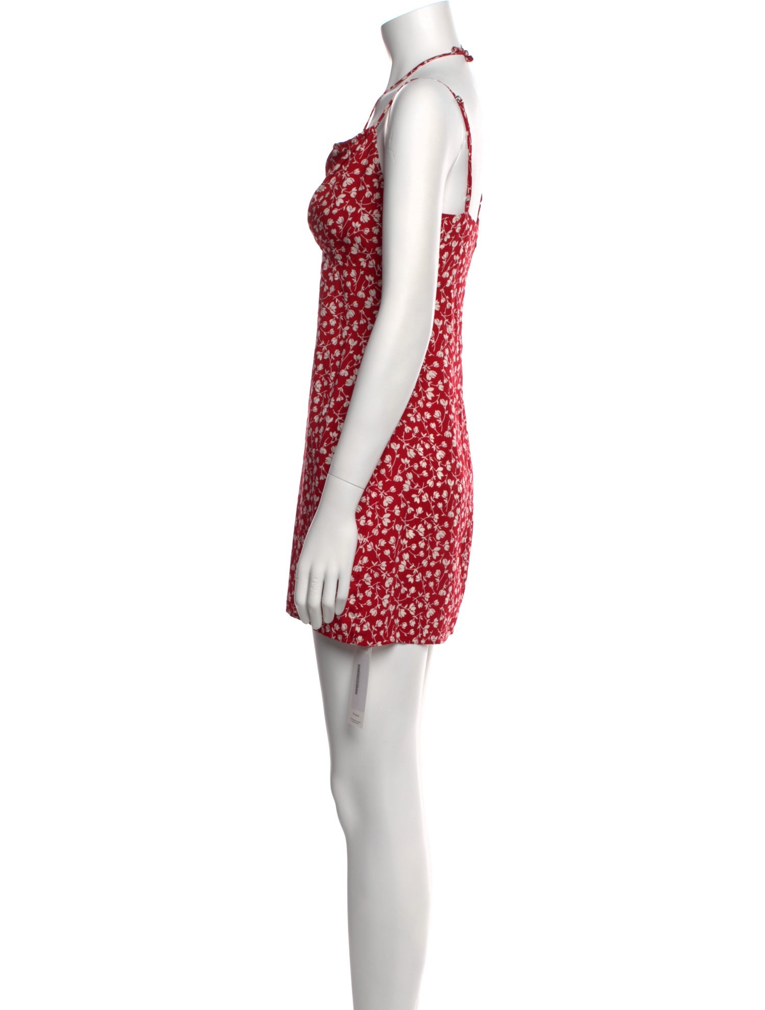Reformation Floral Print Mini Dress