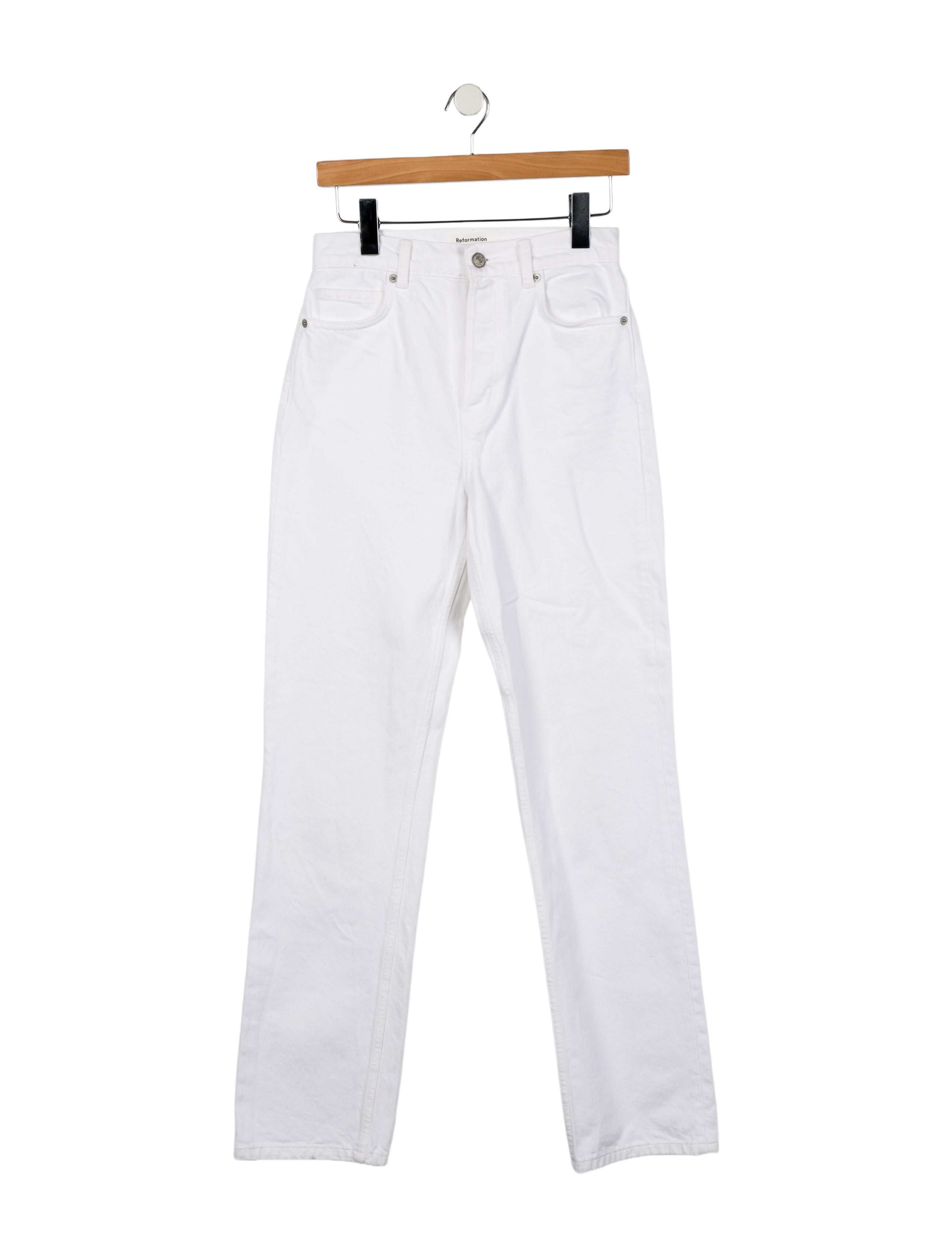 Reformation High-Rise Straight Leg Jeans