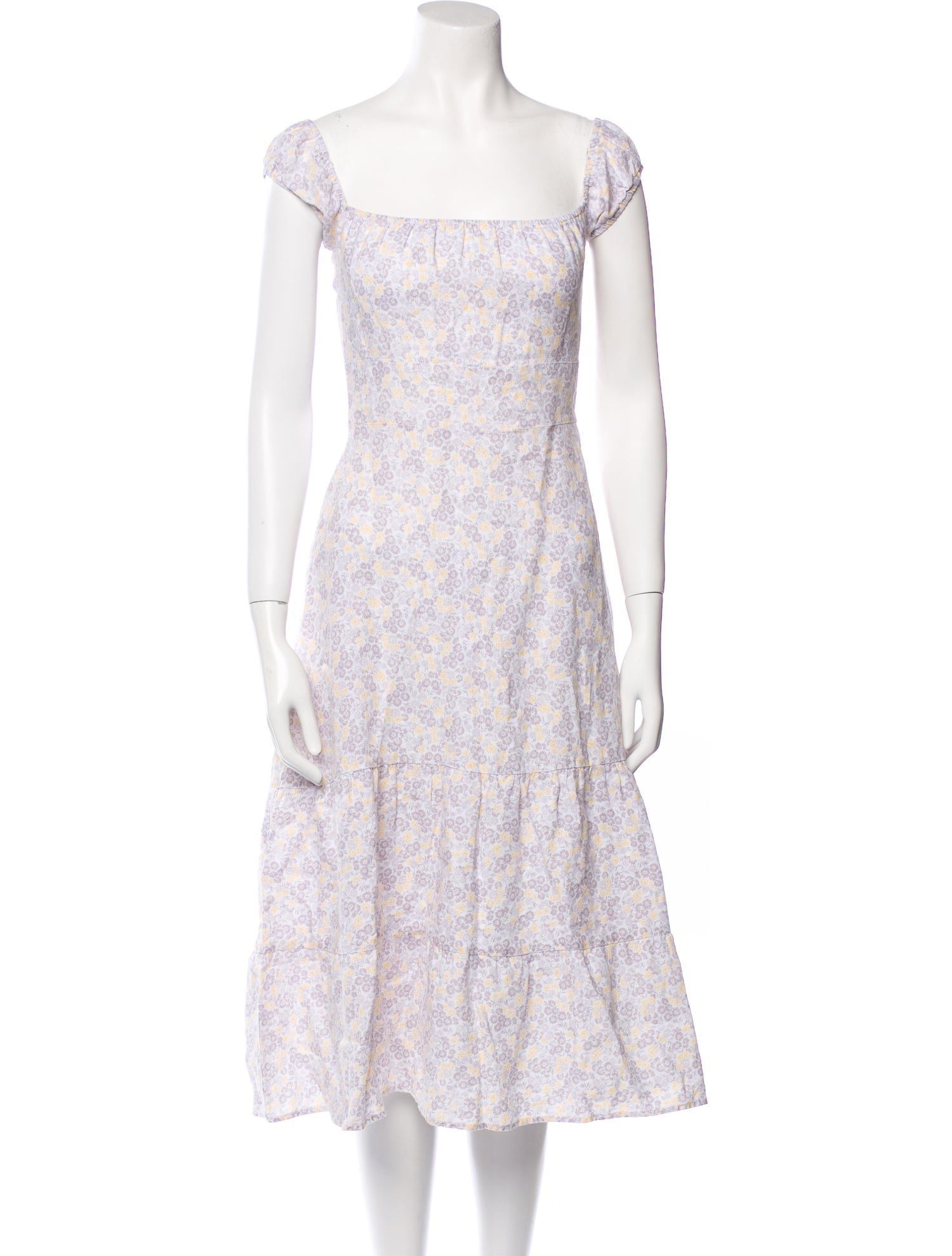 Reformation Linen Midi Length Dress