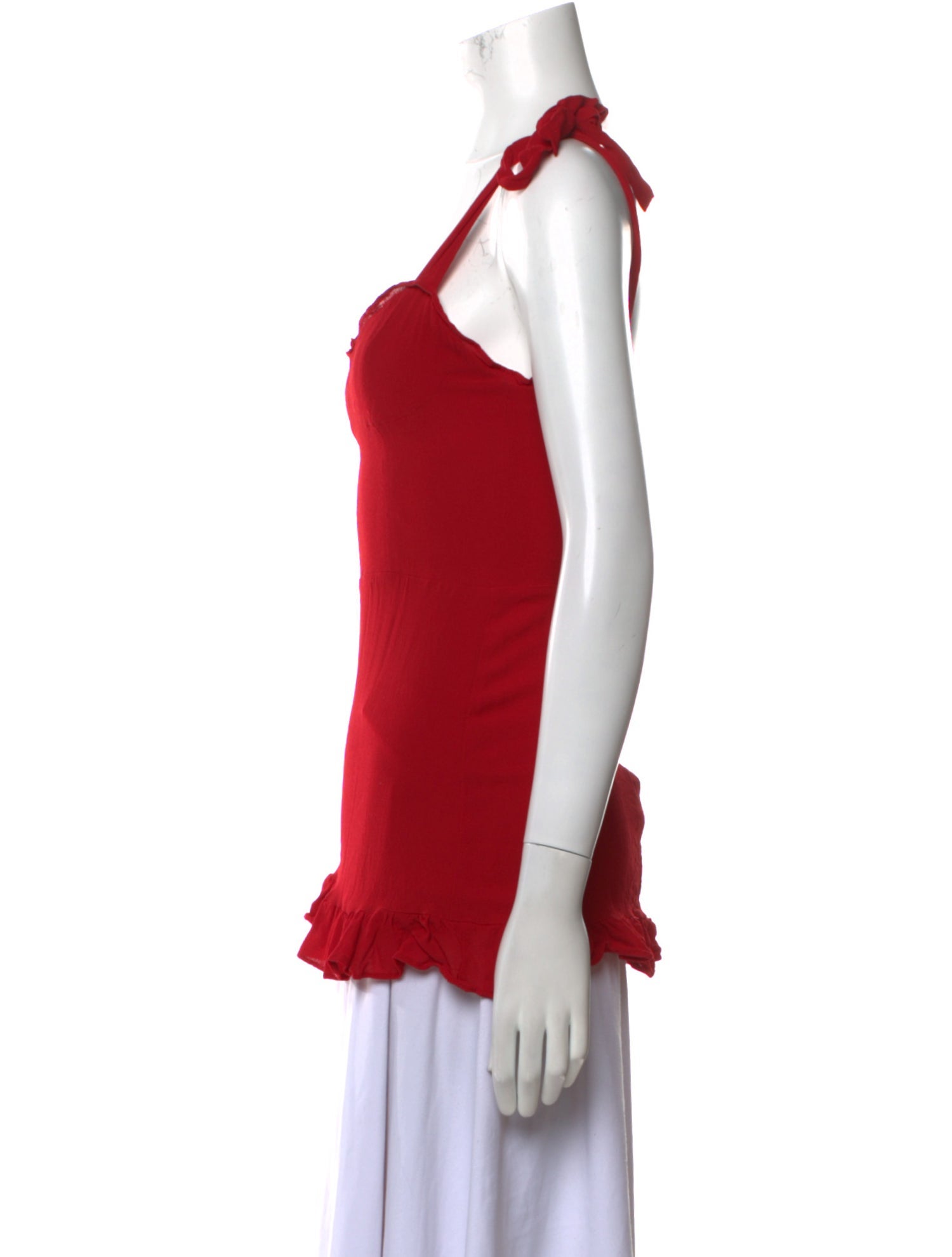 Reformation Square Neckline Sleeveless Top