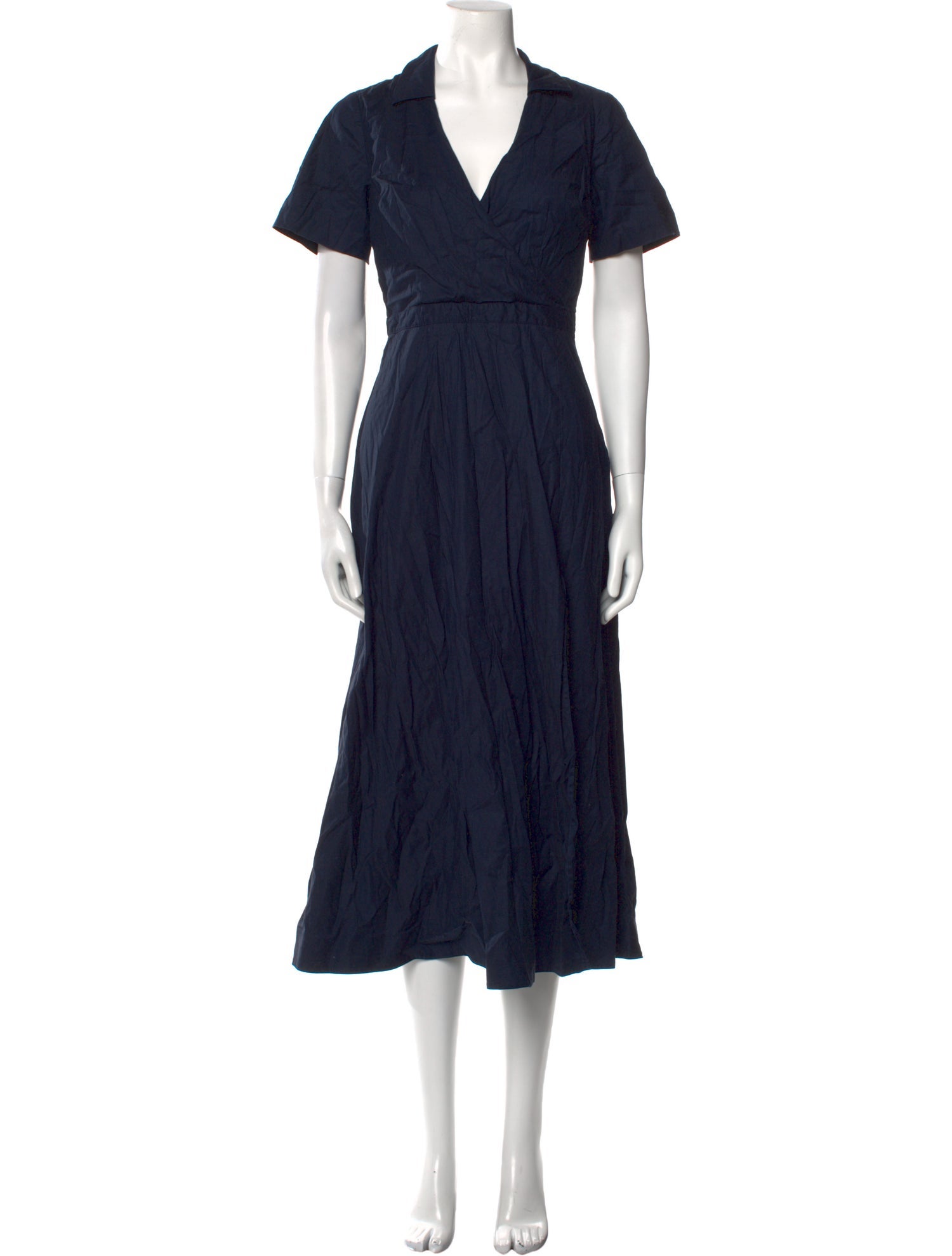 Reformation V-Neck Midi Length Dress