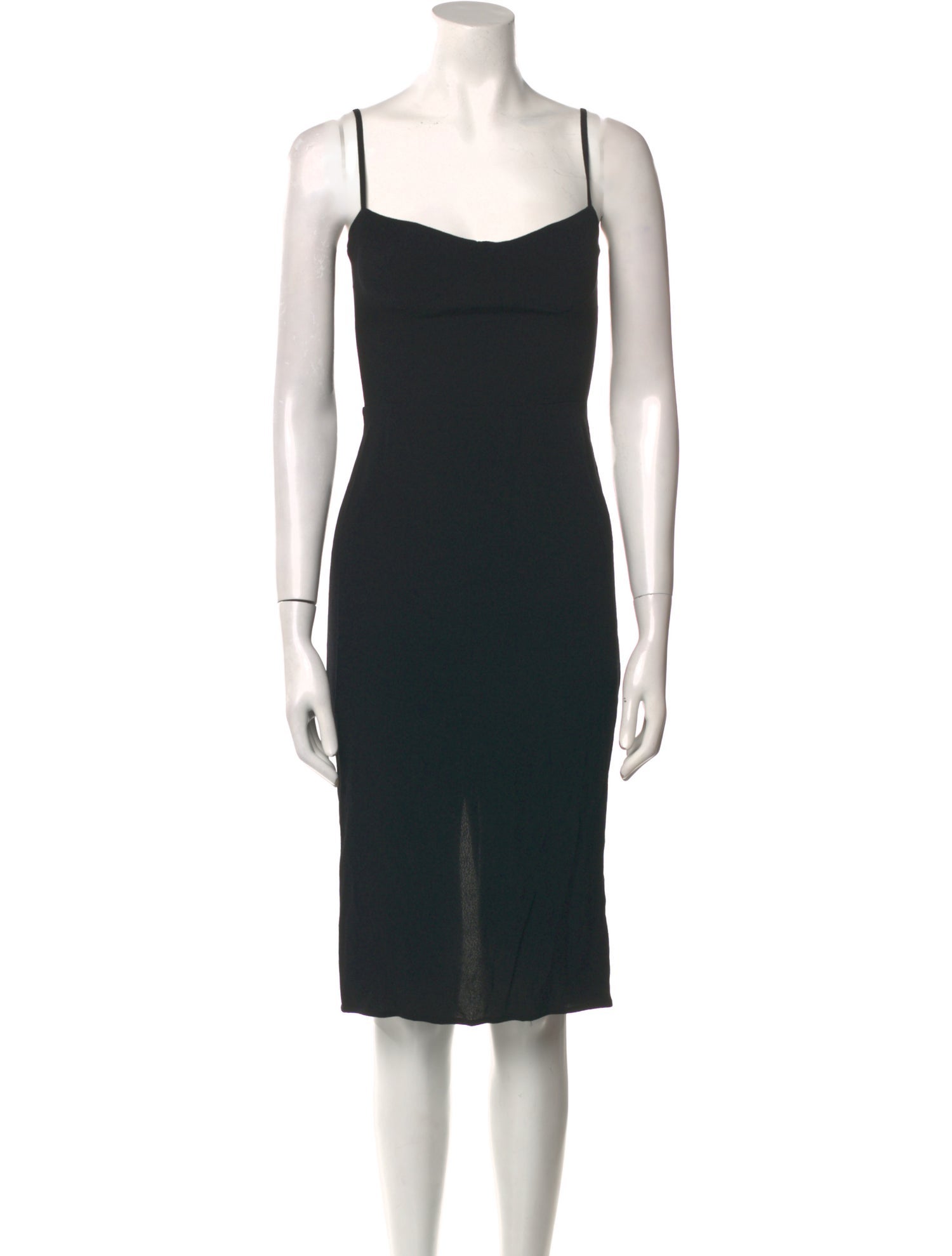 Reformation Square Neckline Knee-Length Dress