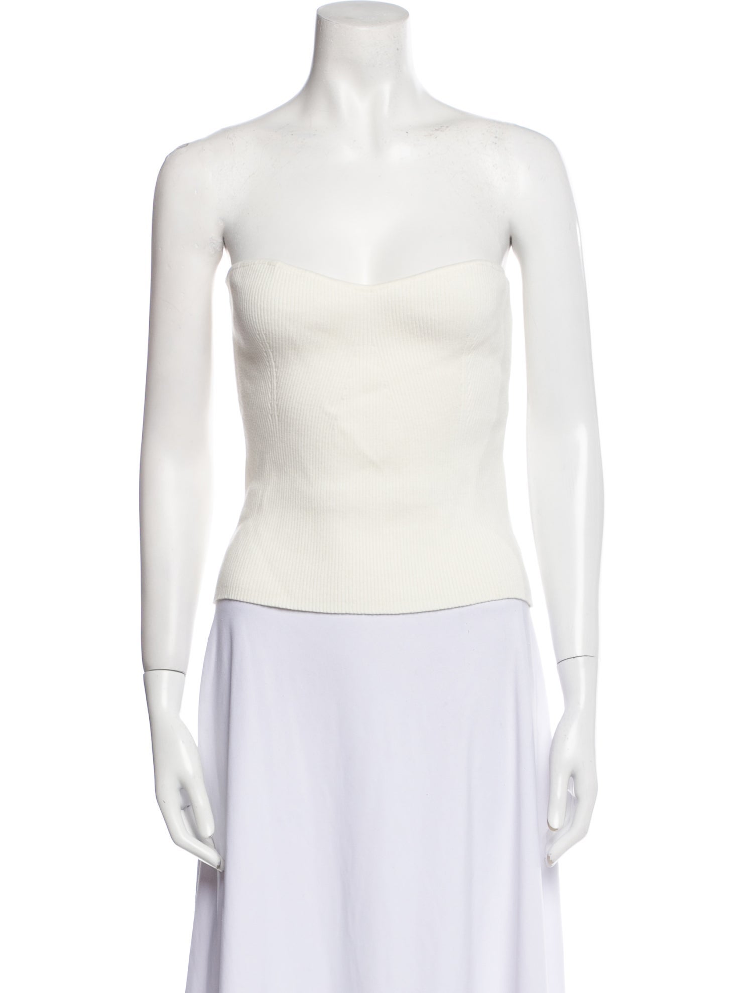 Reformation Strapless Crop Top