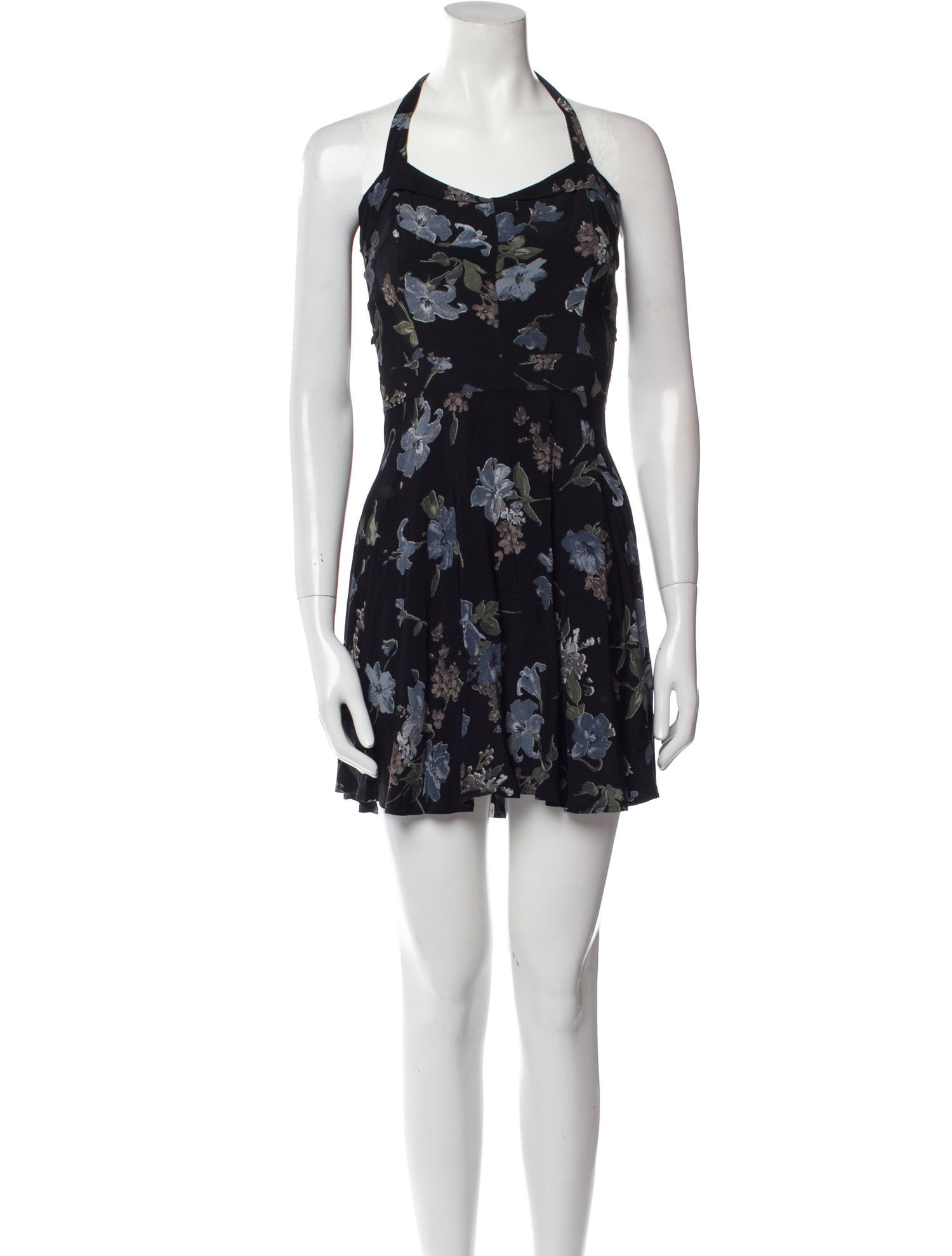 Reformation Floral Print Mini Dress