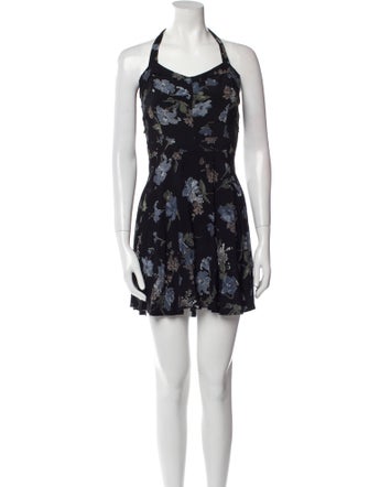 Reformation Floral Print Mini Dress