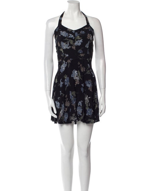 Reformation Floral Print Mini Dress