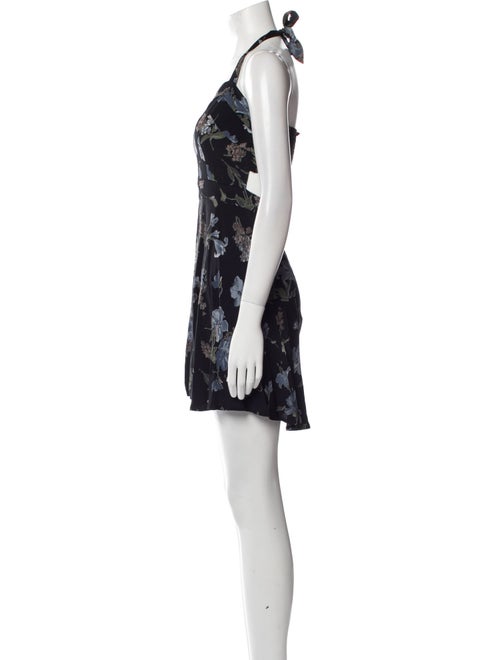 Reformation Floral Print Mini Dress