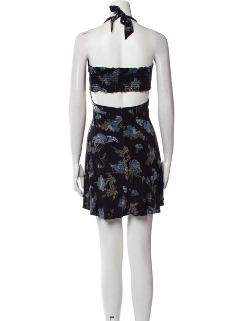 Reformation Floral Print Mini Dress