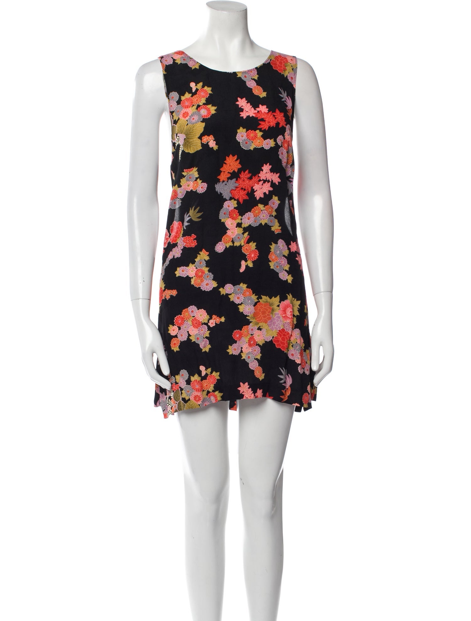 Reformation Floral Print Mini Dress