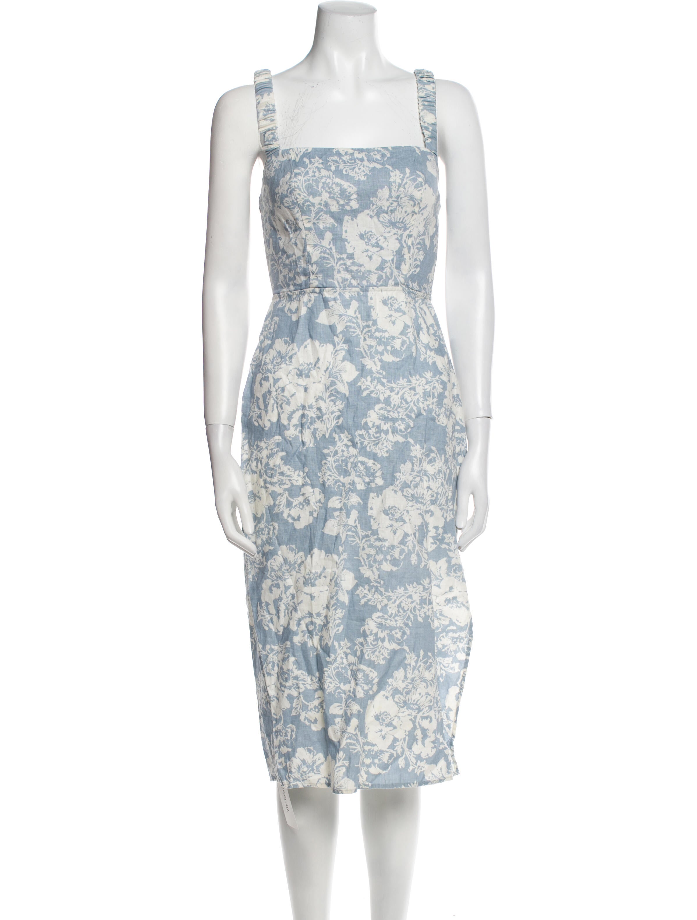 Reformation Linen Midi Length Dress