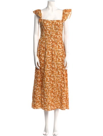 Reformation Dresses Linen Long Dress M