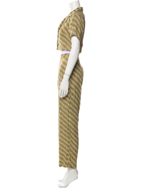 Reformation Plaid Print Pant Set