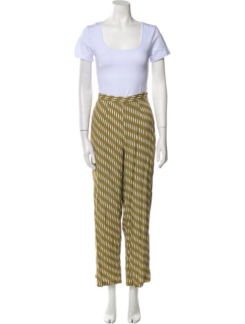 Reformation Plaid Print Pant Set