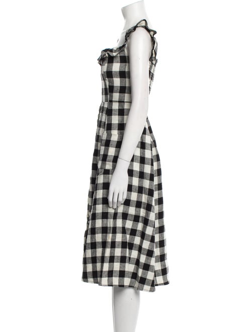 Reformation Linen Midi Length Dress