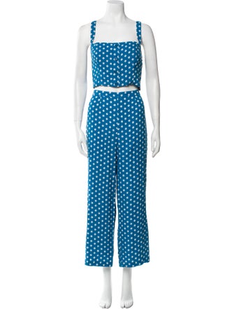 Reformation Floral Print Pant Set