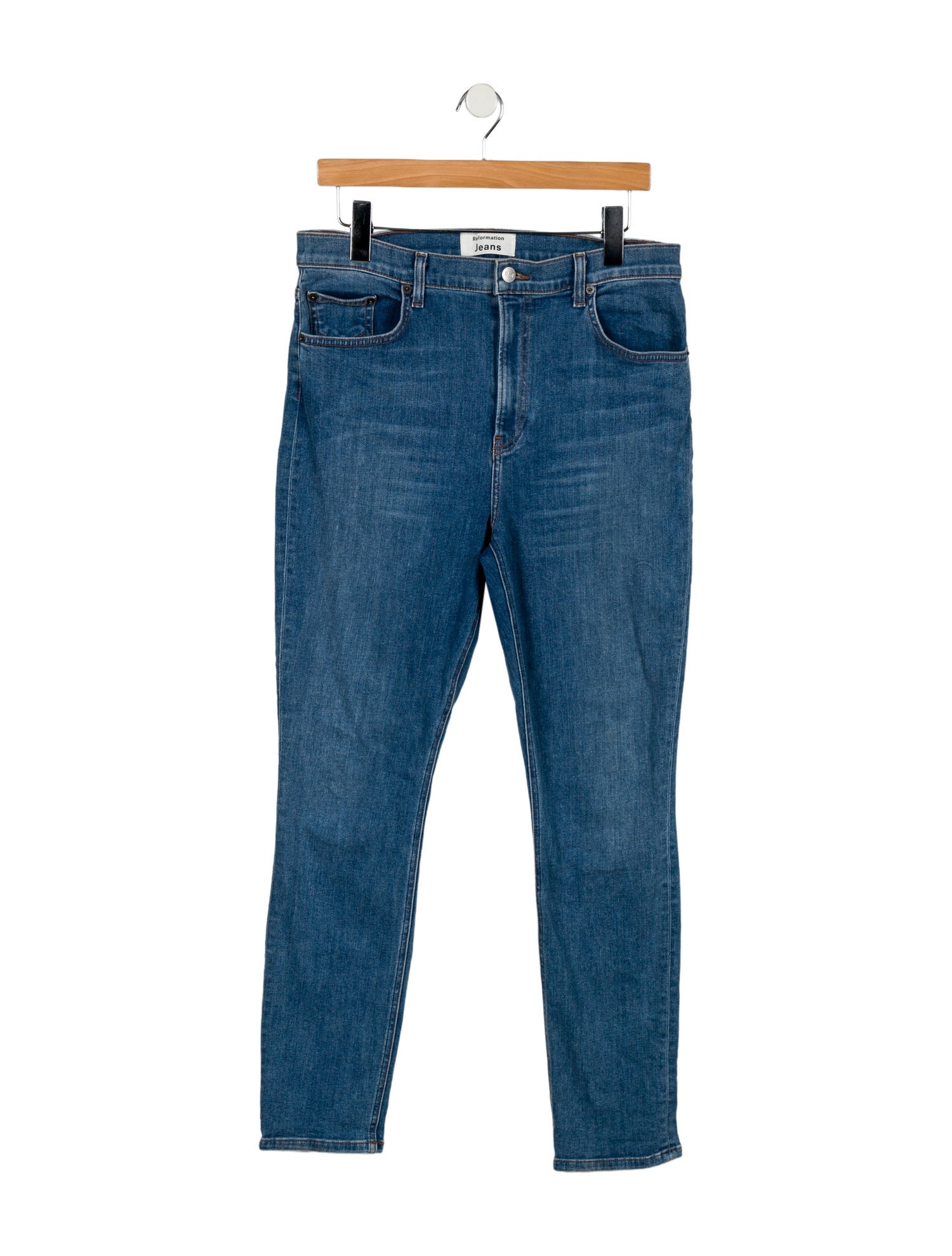 Reformation High-Rise Straight Leg Jeans