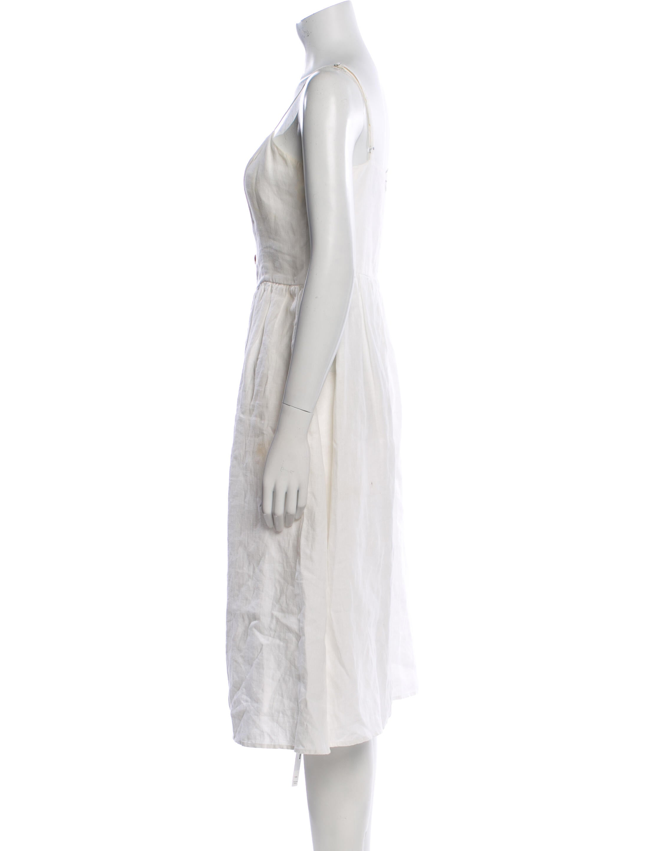 Reformation Linen Midi Length Dress