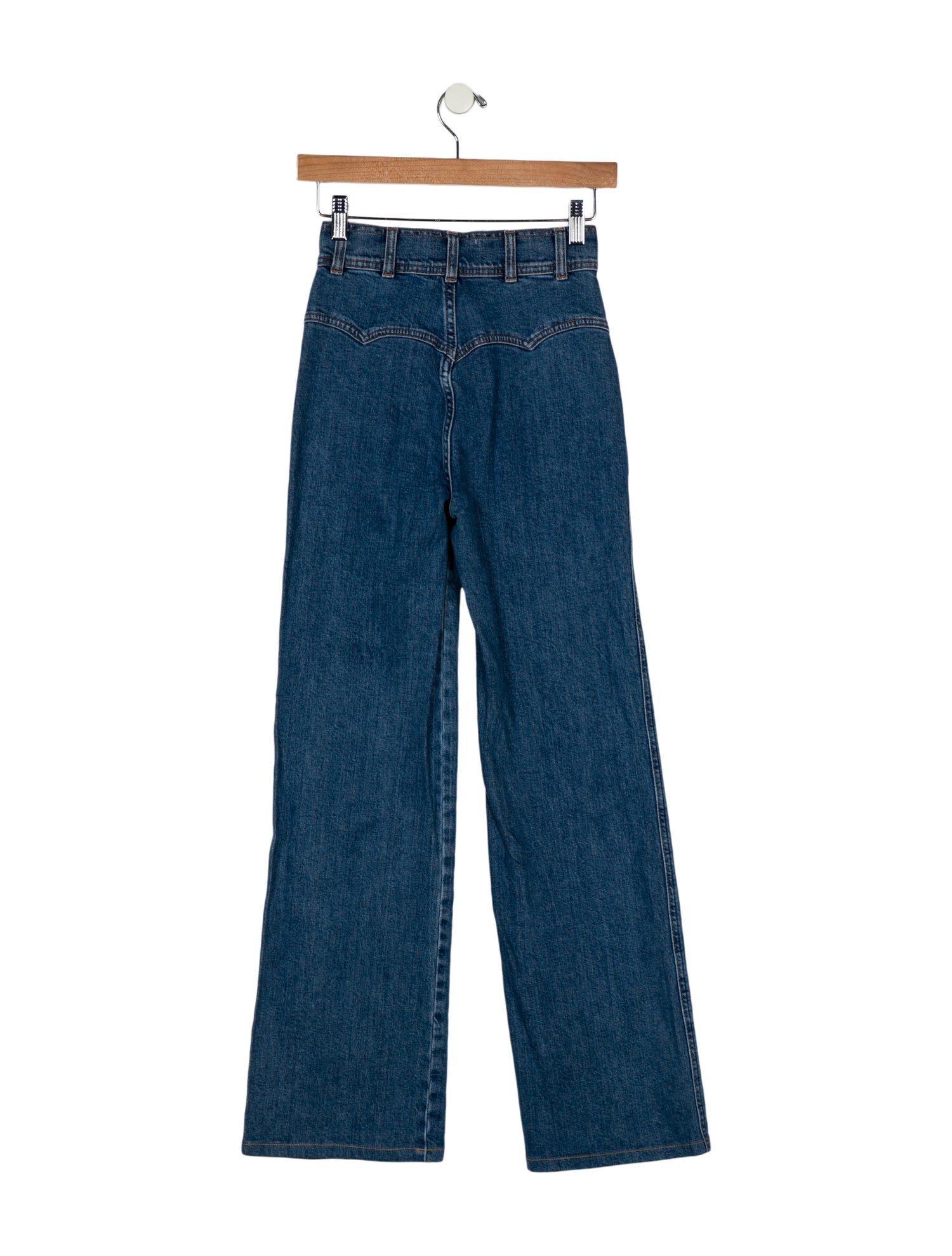 Reformation Mid-Rise Wide Leg Jeans