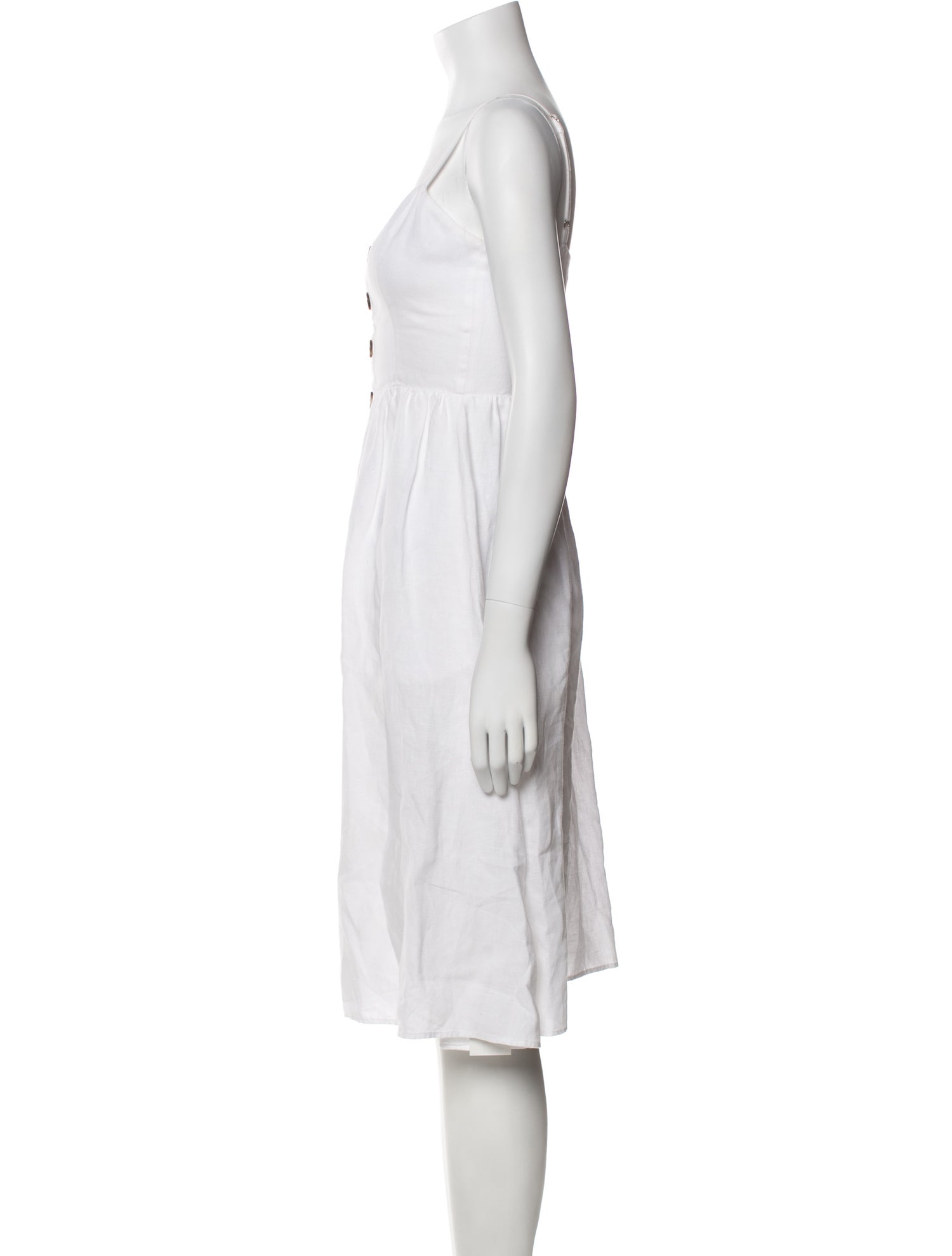 Reformation Linen Knee-Length Dress