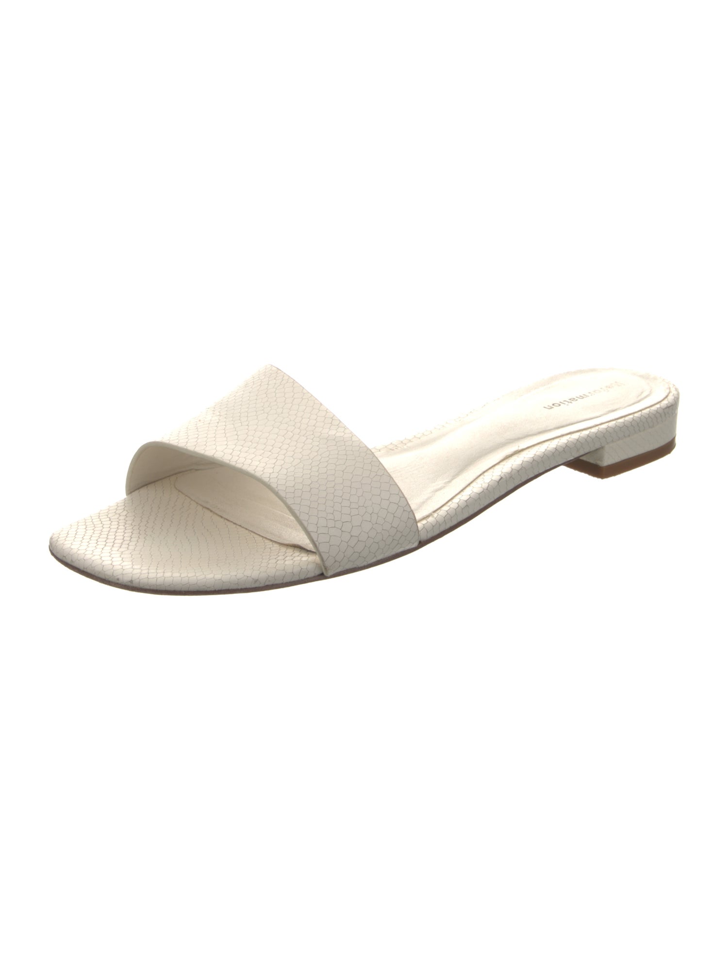 Reformation Leather Slides