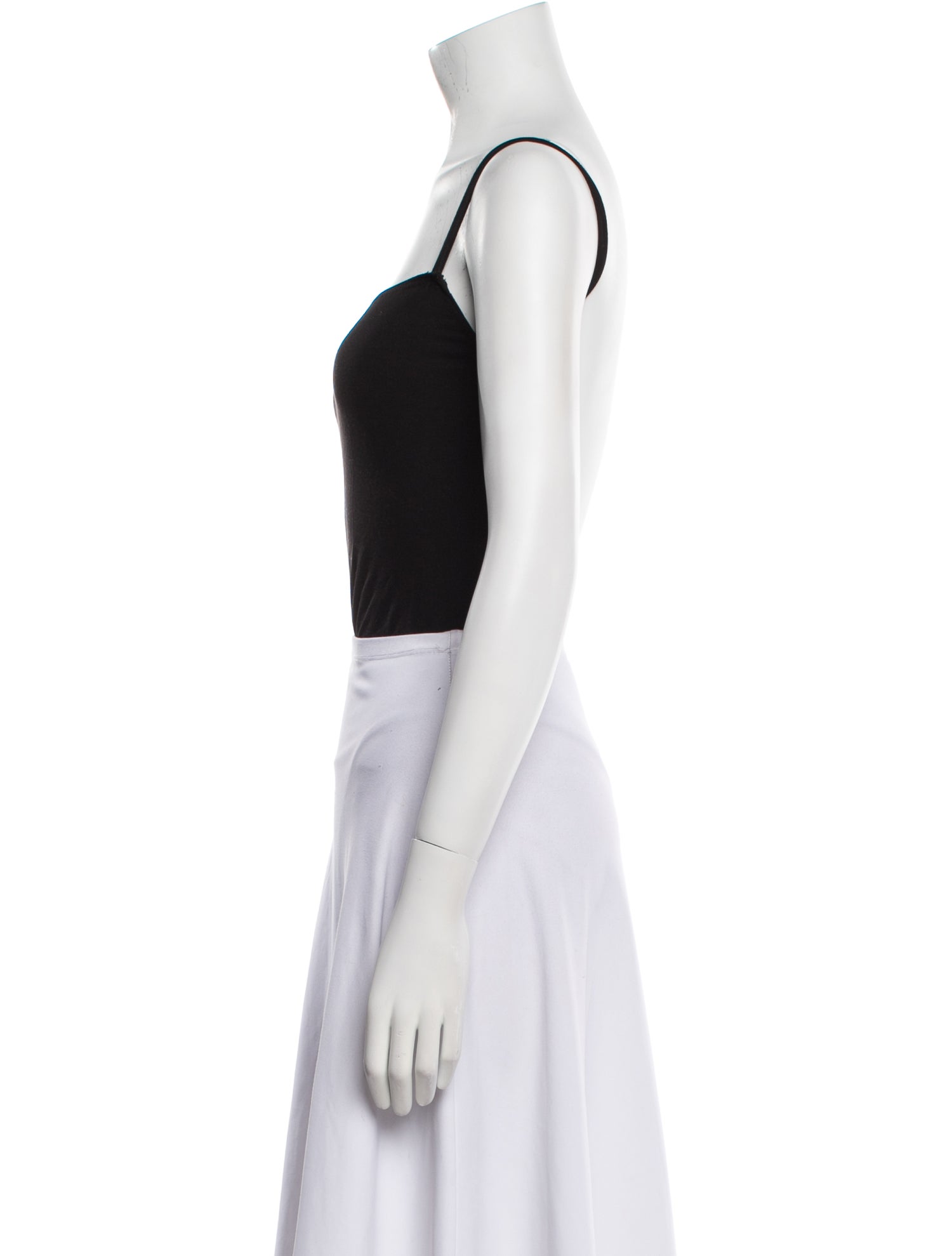 Reformation Square Neckline Sleeveless Crop Top